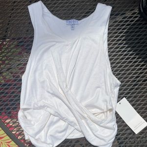 Front crossed crop top